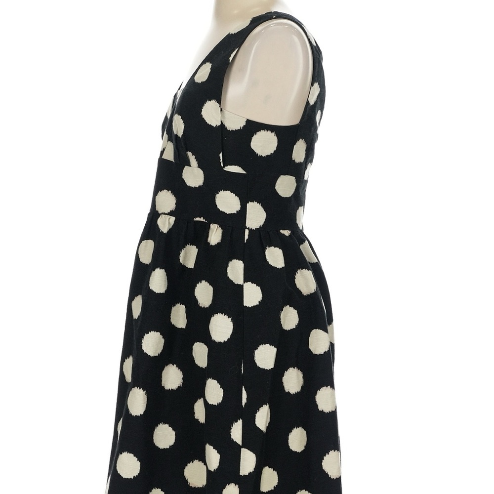 Ann Taylor Loft Polka Dot sleeveless scoop neckline A-Line Dress size 4 - Picture 3 of 6